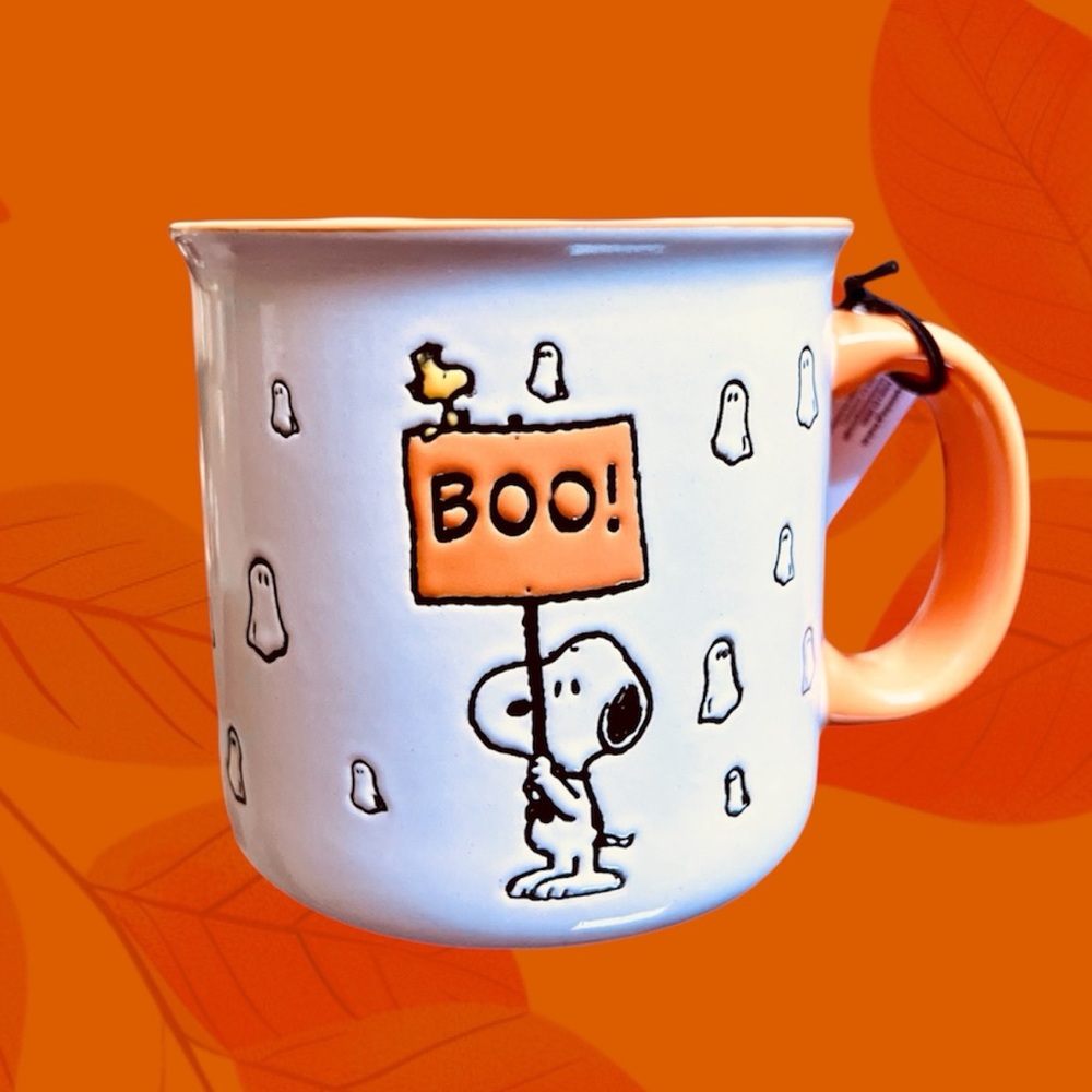 Peanuts Snoopy, Woodstock and Ghosts "Boo" Mug